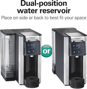 Advanced 5-in-1 Programmable 12 Cup Drip and Single Serve Hot & Iced Coffee Maker with Movable 60 oz. Water Reservoir