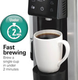 Advanced 5-in-1 Programmable 12 Cup Drip and Single Serve Hot & Iced Coffee Maker with Movable 60 oz. Water Reservoir