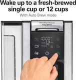 Advanced 5-in-1 Programmable 12 Cup Drip and Single Serve Hot & Iced Coffee Maker with Movable 60 oz. Water Reservoir
